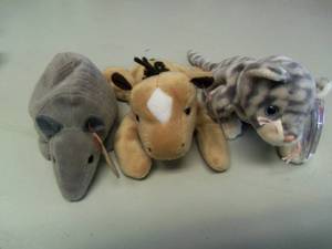 Lot of 3 Beanie Babies