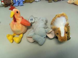 Lot of 3 Beanie Babies