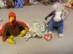 Lot of 3 Beanie Babies