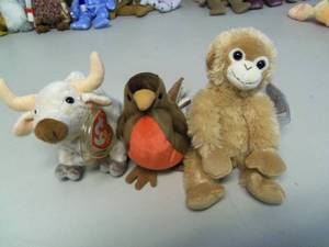 Lot of 3 Beanie Babies