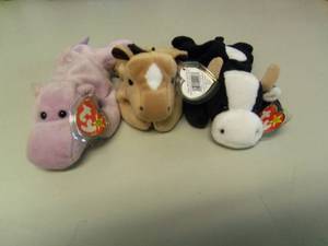 Lot of 3 Beanie Babies