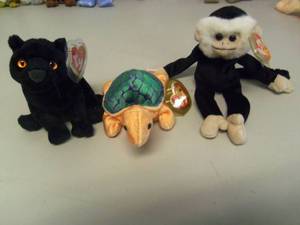 Lot of 3 Beanie Babies