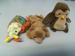 Lot of 3 Beanie Babies