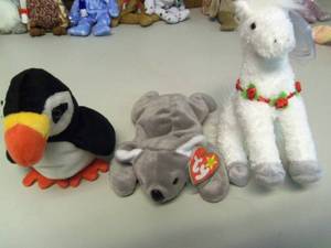 Lot of 3 Beanie Babies