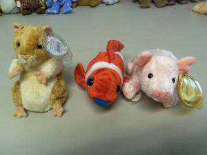 Lot of 3 Beanie Babies