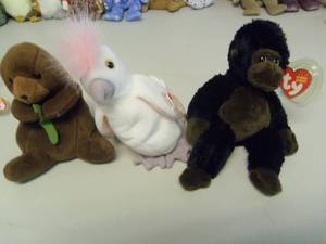 Lot of 3 Beanie Babies