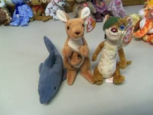 Lot of 3 Beanie Babies