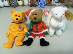 Lot of 3 Beanie Babies