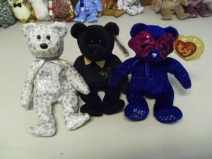 Lot of 3 Beanie Babies