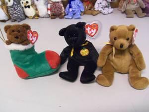 Lot of 3 Beanie Babies
