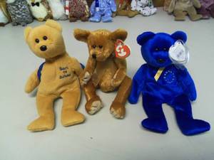 Lot of 3 Beanie Babies