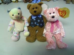 Lot of 3 Beanie Babies