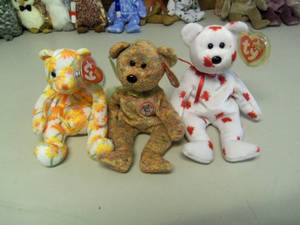 Lot of 3 Beanie Babies