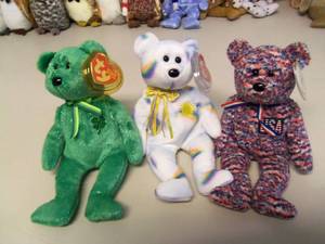 Lot of 3 Beanie Babies