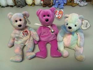 Lot of 3 Beanie Babies