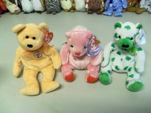 Lot of 3 Beanie Babies