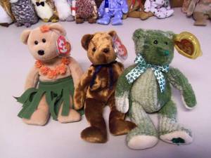 Lot of 3 Beanie Babies