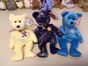 Lot of 3 Beanie Babies