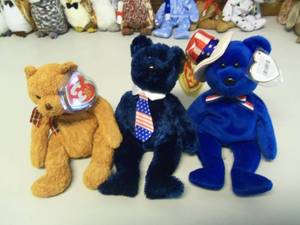 Lot of 3 Beanie Babies