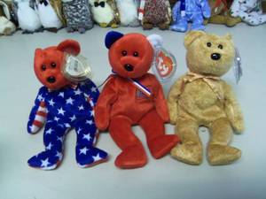 Lot of 3 Beanie Babies