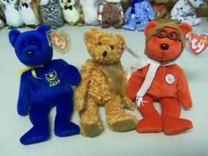 Lot of 3 Beanie Babies