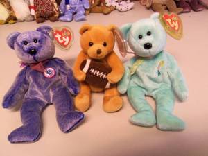 Lot of 3 Beanie Babies