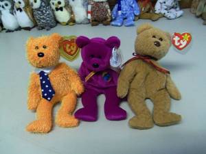 Lot of 3 Beanie Babies