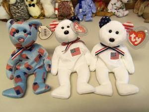 Lot of 3 Beanie Babies