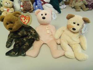 Lot of 3 Beanie Babies
