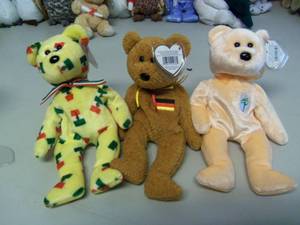 Lot of 3 Beanie Babies