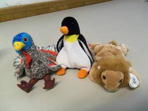 Lot of 3 Beanie Babies