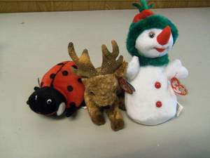 Lot of 3 Beanie Babies