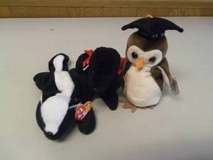 Lot of 3 Beanie Babies