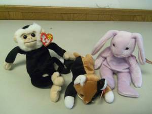 Lot of 3 Beanie Babies