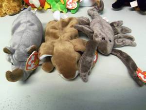 Lot of 3 Beanie Babies