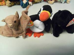 Lot of 3 Beanie Babies