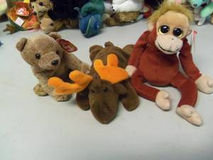 Lot of 3 Beanie Babies