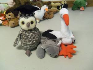 Lot of 3 Beanie Babies