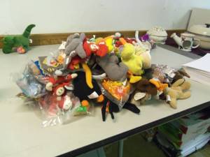 Lot of Teenie Beanie Babies