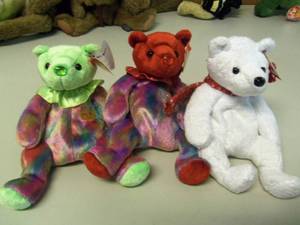 Lot of 3 Beanie Babies