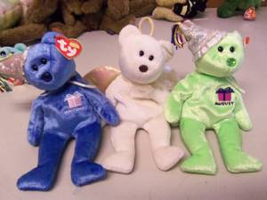 Lot of 3 Beanie Babies