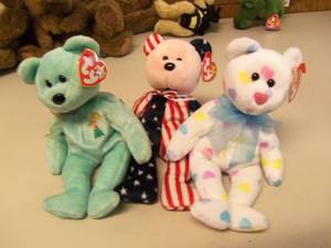 Lot of 3 Beanie Babies
