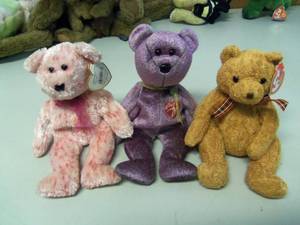 Lot of 3 Beanie Babies