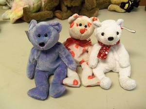 Lot of 3 Beanie Babies