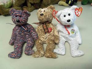 Lot of 3 Beanie Babies