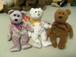 Lot of 3 Beanie Babies