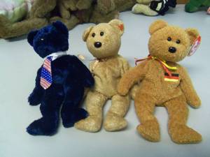 Lot of 3 Beanie Babies