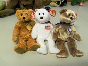 Lot of 3 Beanie Babies