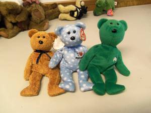 Lot of 3 Beanie Babies
