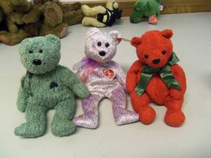 Lot of 3 Beanie Babies